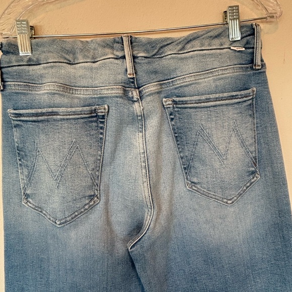 MOTHER The Roller Light Blue Flare Jeans 31 - Picture 4 of 8